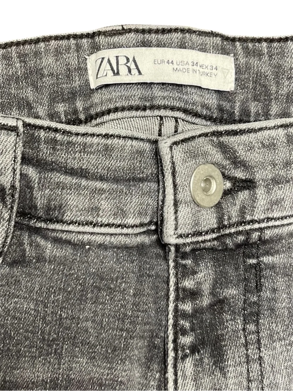 Zara Black Gray Skinny Jeans Women’s 34